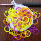 Circle Yarn Stitch Markers - Set of 25 - 3D Printed Plastic Resin - Crochet Knit Gift