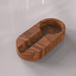Round Ashtray - Cigar Ashtrays - Large Luxury Ashtray For Outdoors - Rustic Wooden Ashtray