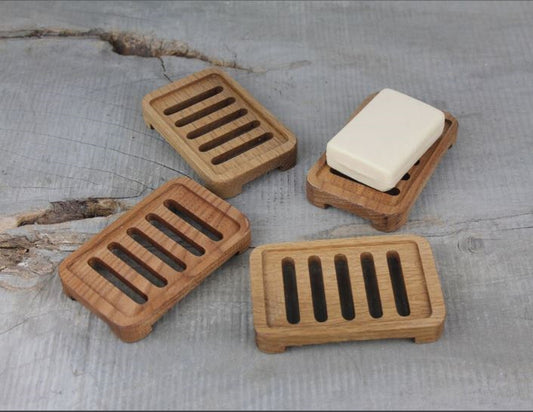 Soap Dish Wooden Tray - Open - Bath Spa Sink - Home Decor - Wooden Platter