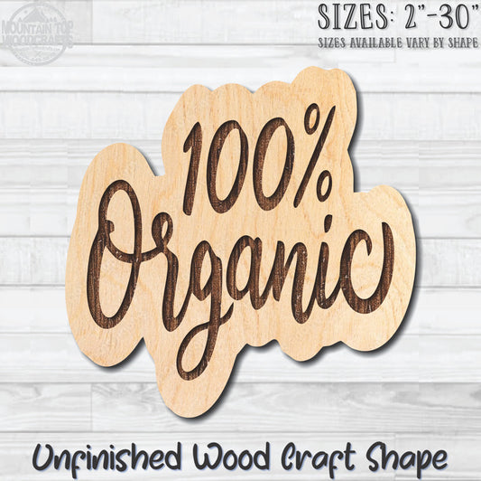 100% Organic Unfinished Wood Shape Blank Laser Engraved Cutout Woodcraft DIY Craft Supply